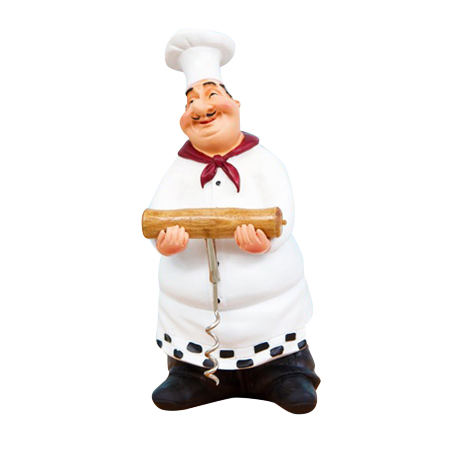 thumbnail image 2 of Figuritas De Chefs Italianos Cocina Con Pizarra De Chef Figurita De Chef De Cocina Estatua Coleccionable De Chef De Cocina, 2 of 2